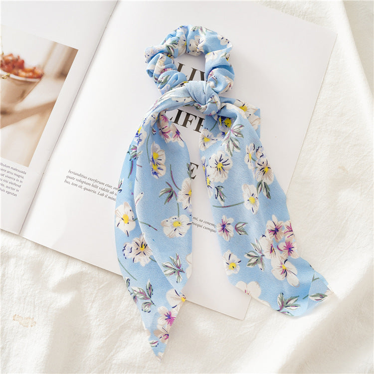 Wholesale Floral Fabrics Large Intestine Hair Bands